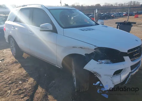 2014 Mercedes-Benz Ml 350 z USA, uszkodzony, nr VIN 4JGDA5JB2EA379950